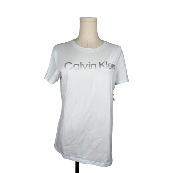 Calvin Klein Tops - Calvin Klein Performance Women's Stretch Logo Crewneck Sz. M NWT